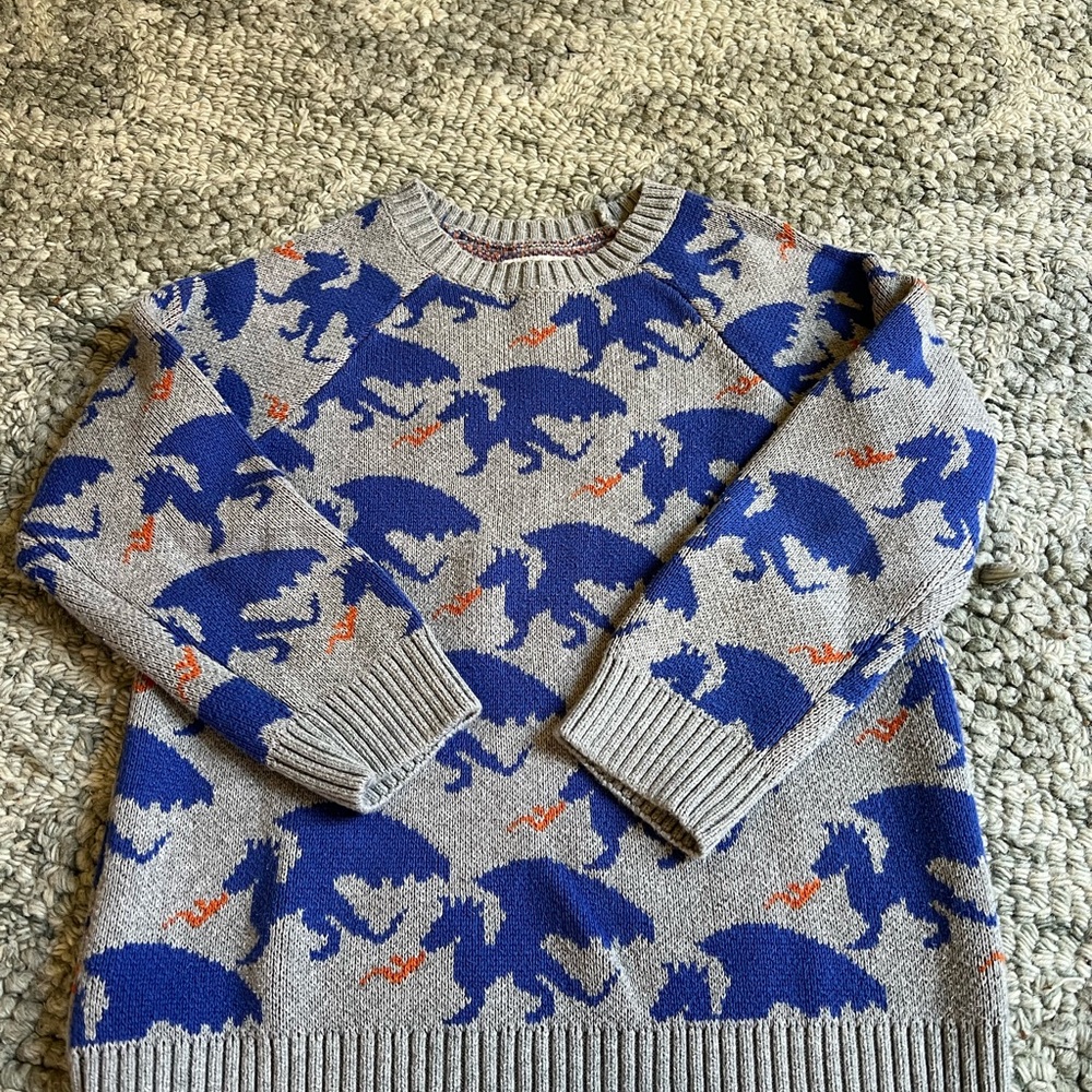 Tea Blue Dragon Sweater